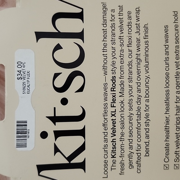 Brand New KITSCH VELVET XL FLEXI-RODS-4CT - Picture 4 of 6